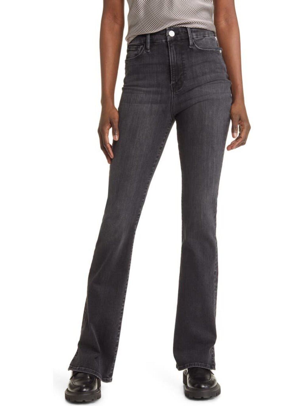 Frame "Le Super High Mini Boot" Jean in "Night Kerry", size 25